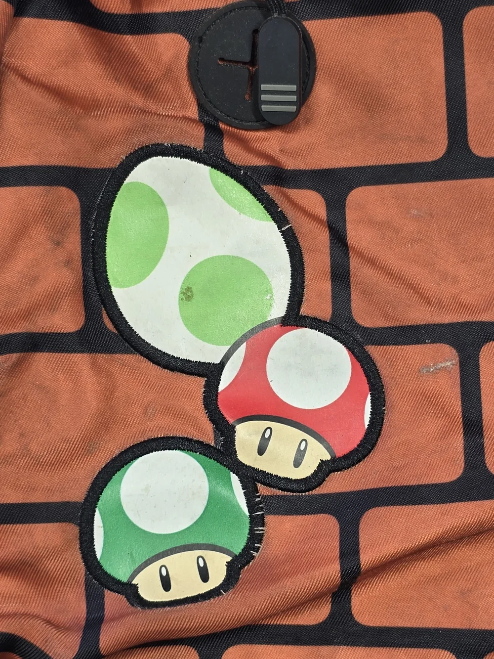 Nintendo Super Mario Bros Brick Wall Power-Up Kids Backpack